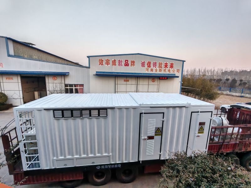 3150kva箱變配1250kw正壓防爆變頻調(diào)速電機(jī)發(fā)往靖邊鉆井現(xiàn)場(chǎng)